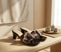 Women's Synthetic Leather Fancy Block Heels